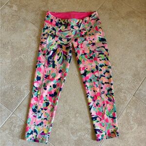 Lilly Pulitzer Weekender Midi Legging in Pina Colada Club